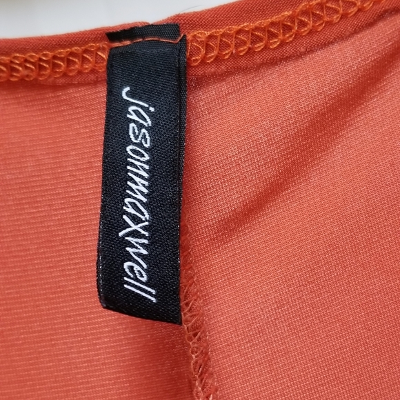 👚JASON MAXWELL CAPPED SLEEVE TOP - Picture 5 of 6